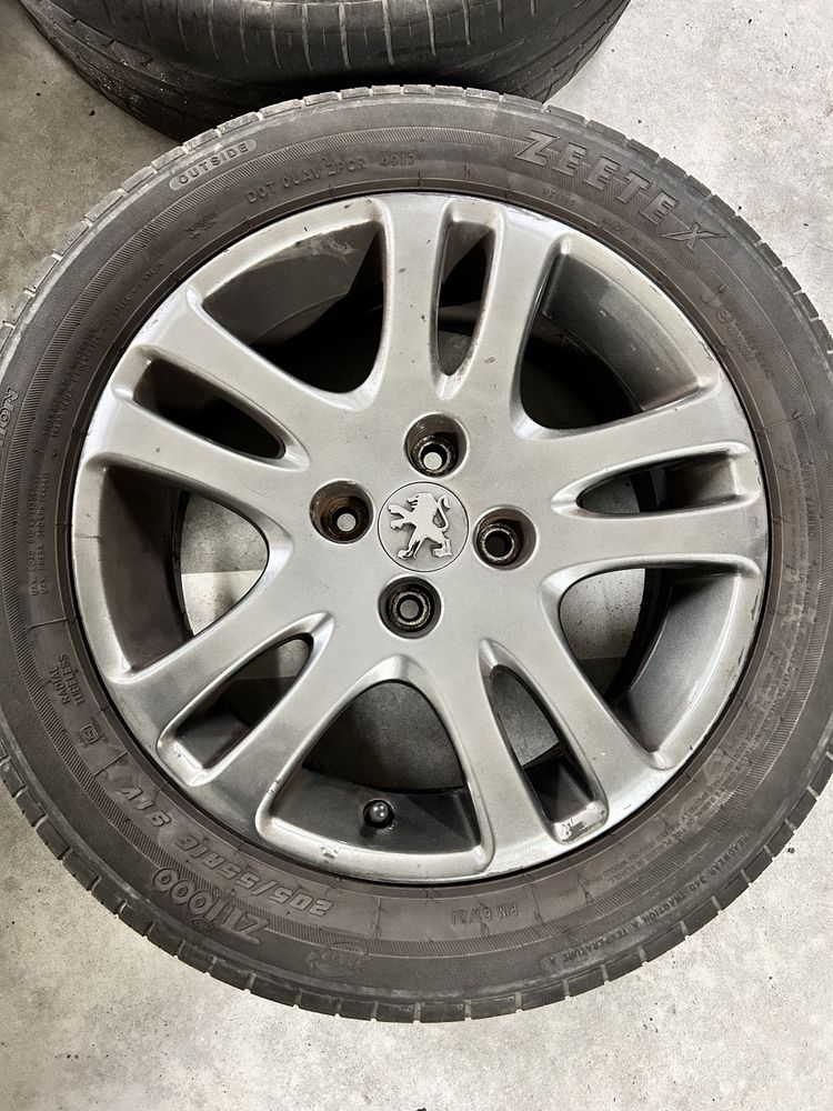 Koła 16’’ 4x108 felgi alu opony 205/55 R16