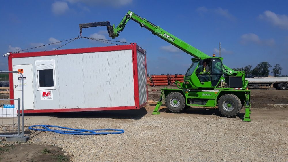 wynajem ładowarek teleskopowych Merlo JCB ładowarki obrotowe Manitou