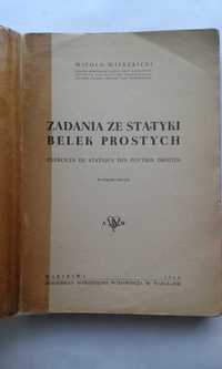 Zadania ze statyki belek prostych - Witold Wierzbicki