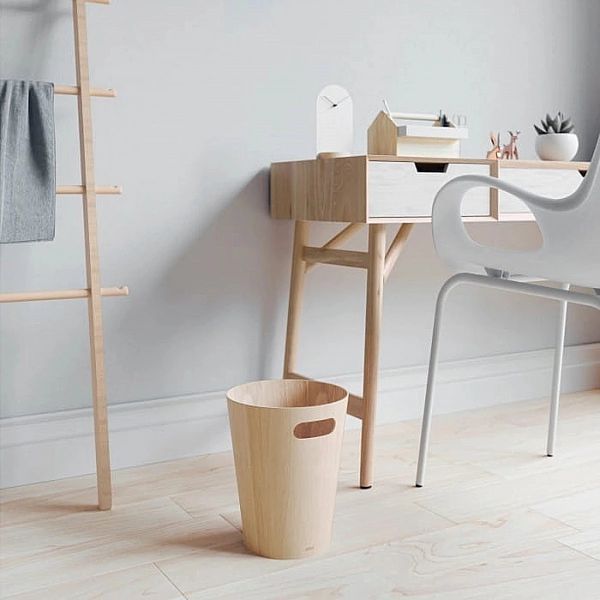 Kosz drewniany naturalny, Woodrow / Umbra