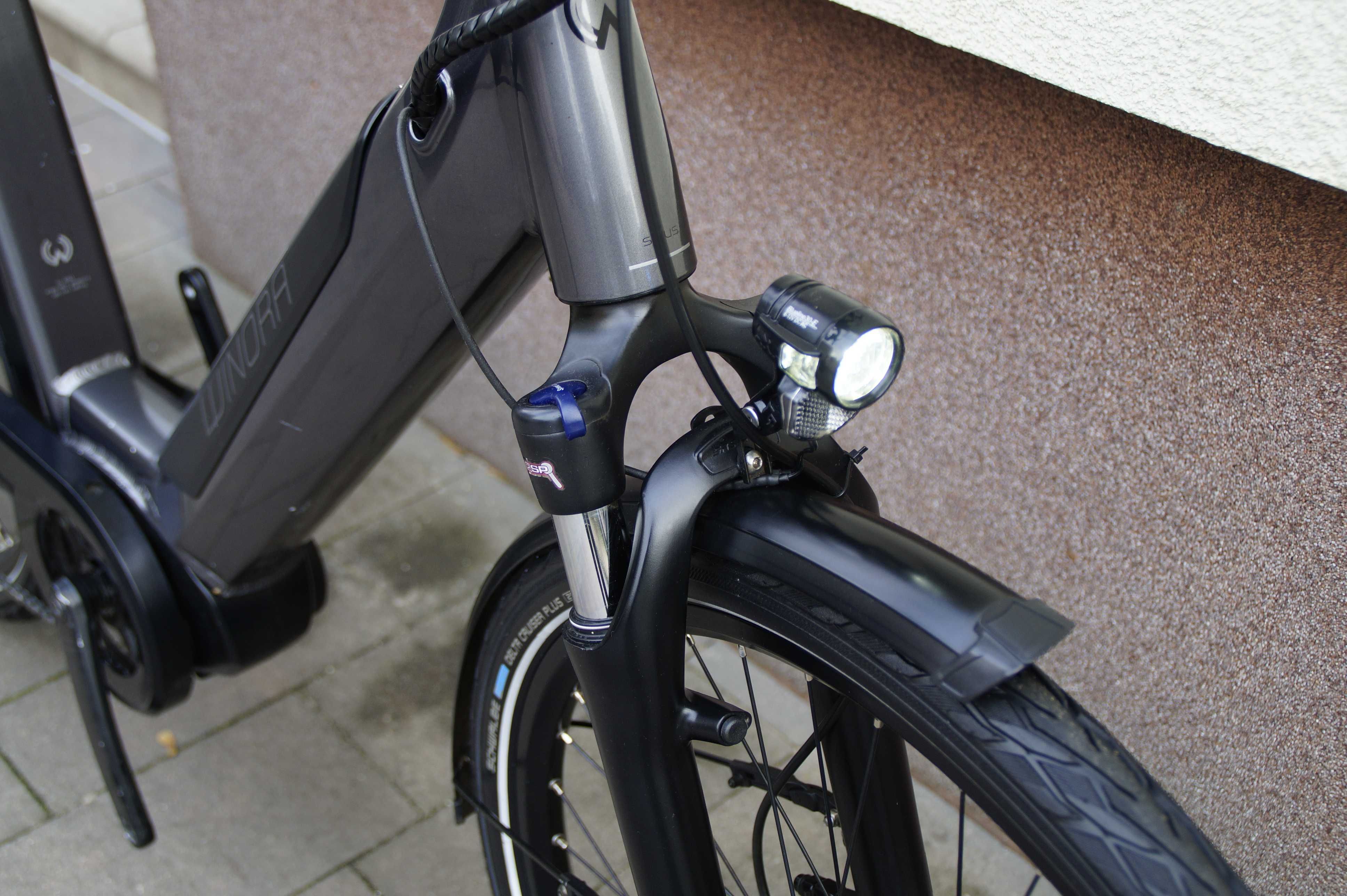 Rower elektryczny napęd Bosch bateria 500 tuba koło 26