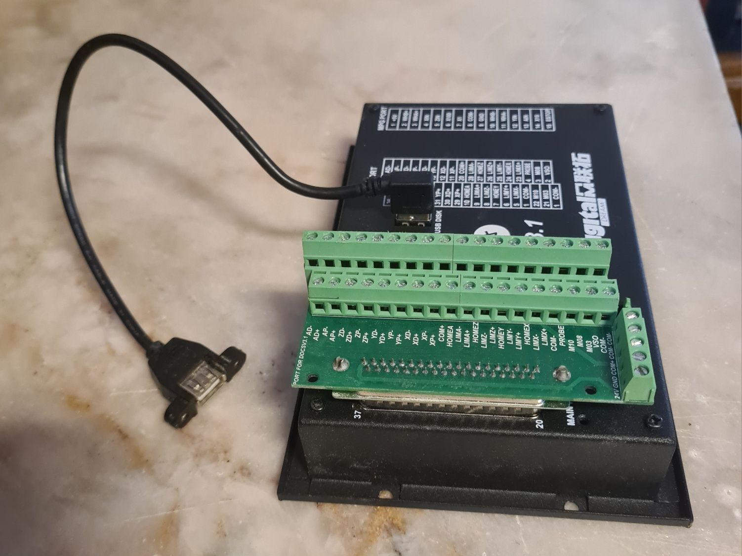 Controladora de movimento CNC offline DDCS V3.1