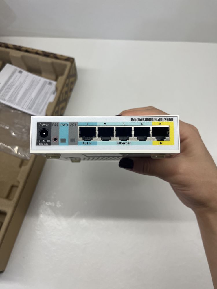 Маршрутизатор Mikrotik RB951UI-2HND
