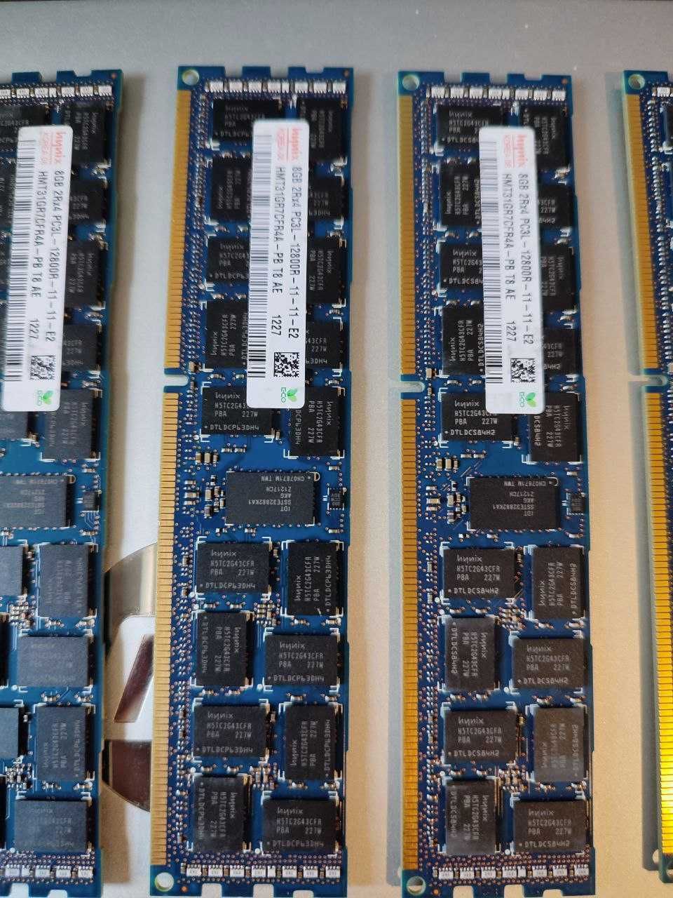 Продам комплект ОЗУ 8х8 Gb Hynix 2Rx4 PC3L-12800R (ECC Registered)