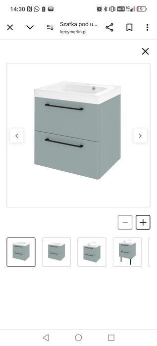 Remix sensea uchwyt meblowy czarny 3 szt rozstaw 320 mm, 1 szt 192mm