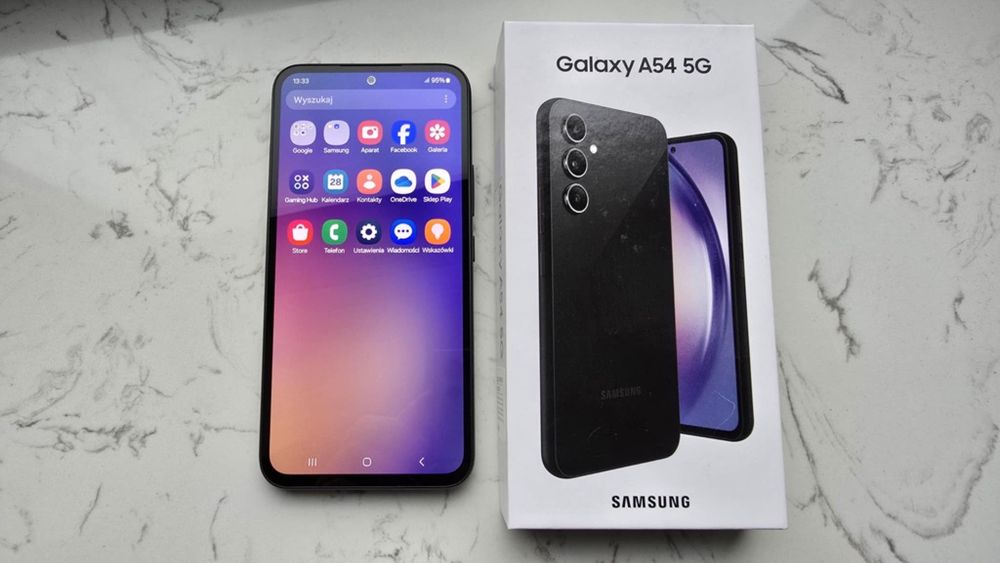 Samsung Galaxy A54 DUAL SIM 8/128GB czarny JAK NOWY
