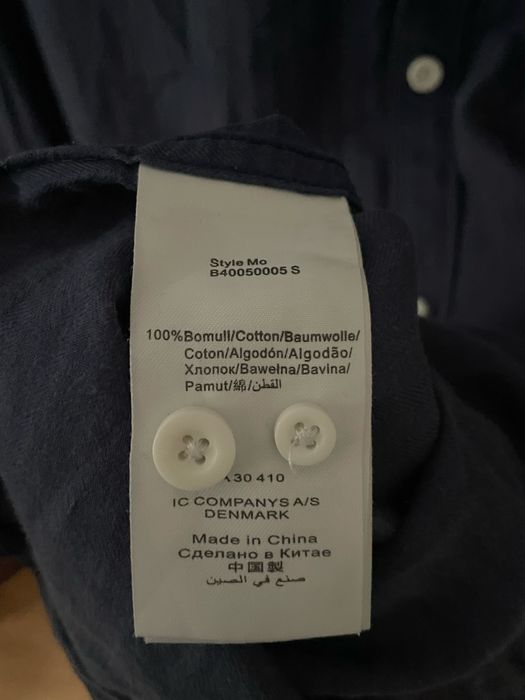 Elegancka granatowa koszula męska