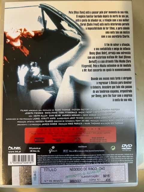 Negócio de Risco com Joseph Fiennes