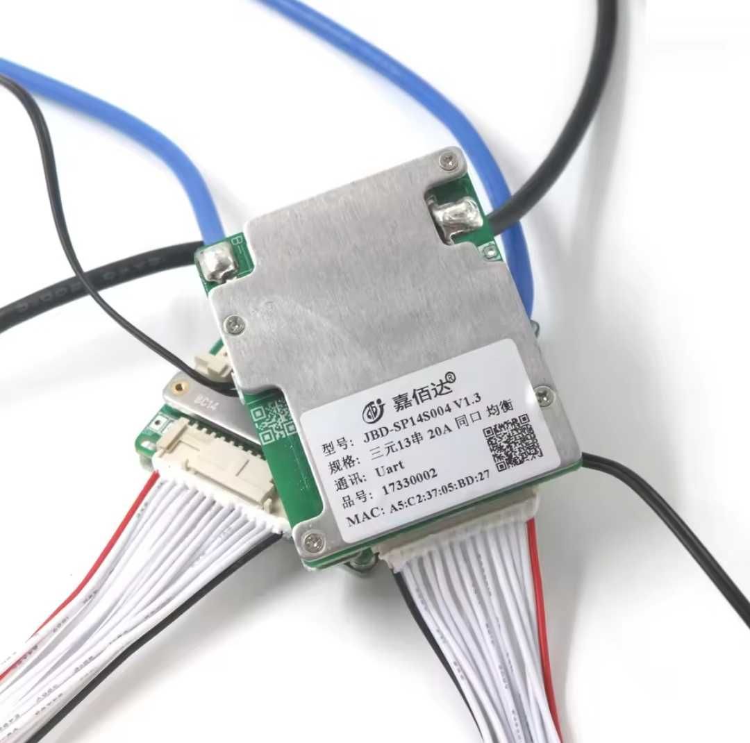 Smart BMS JBD SP14S004 7S - 13S. Li-ion/LiFePo4 20A Bluetooth