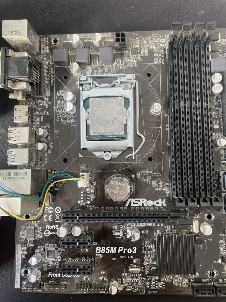 plyta glowna asrock b85M Pro 3 + i5 4460