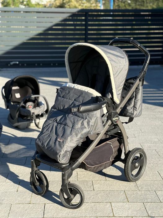 Wózek PegPerego book S (3w1) gondola/wózek/fotelik (+baza do auta)