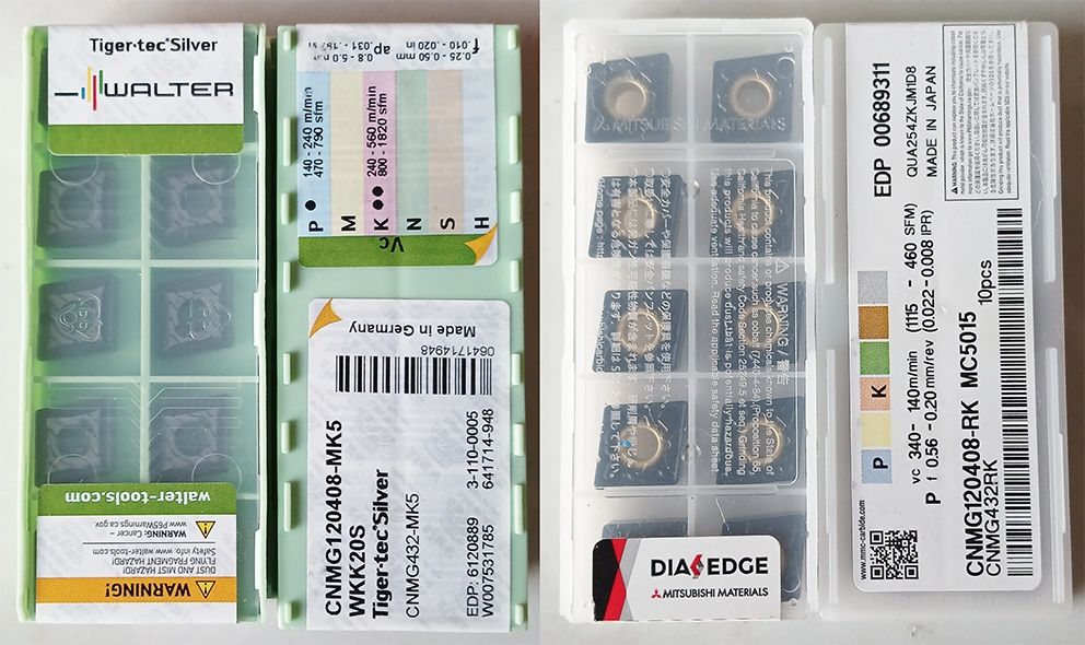 SNMX1607 TaeguTec TNGX2207. CNMG190608