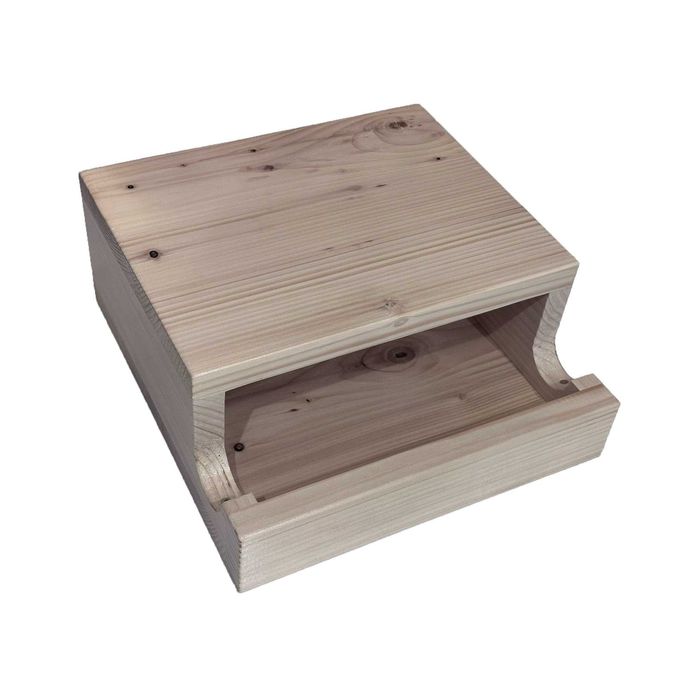 Półka uchwyt na rower ścienna, drewniana dla rowerzysty na prezent