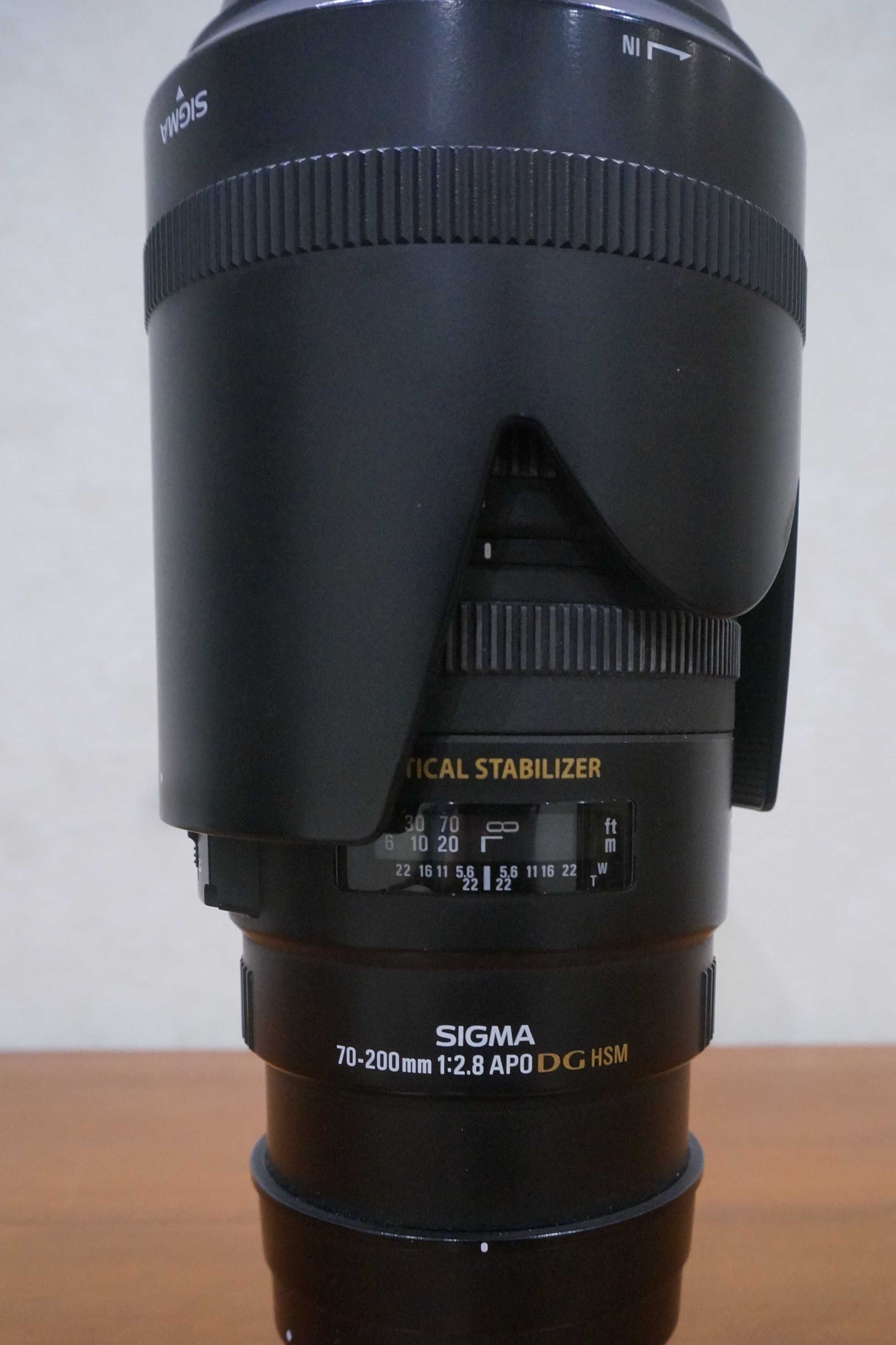 Объектив «телевик» SIGMA 70-200mm f/2.8 DG OS HSM для Canon