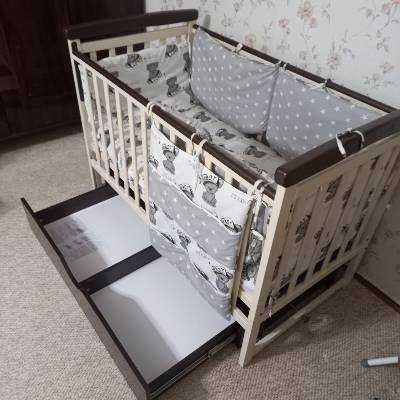 Дитяче ліжко+кокосовий матрац+подарунок (постіль+мобіль)