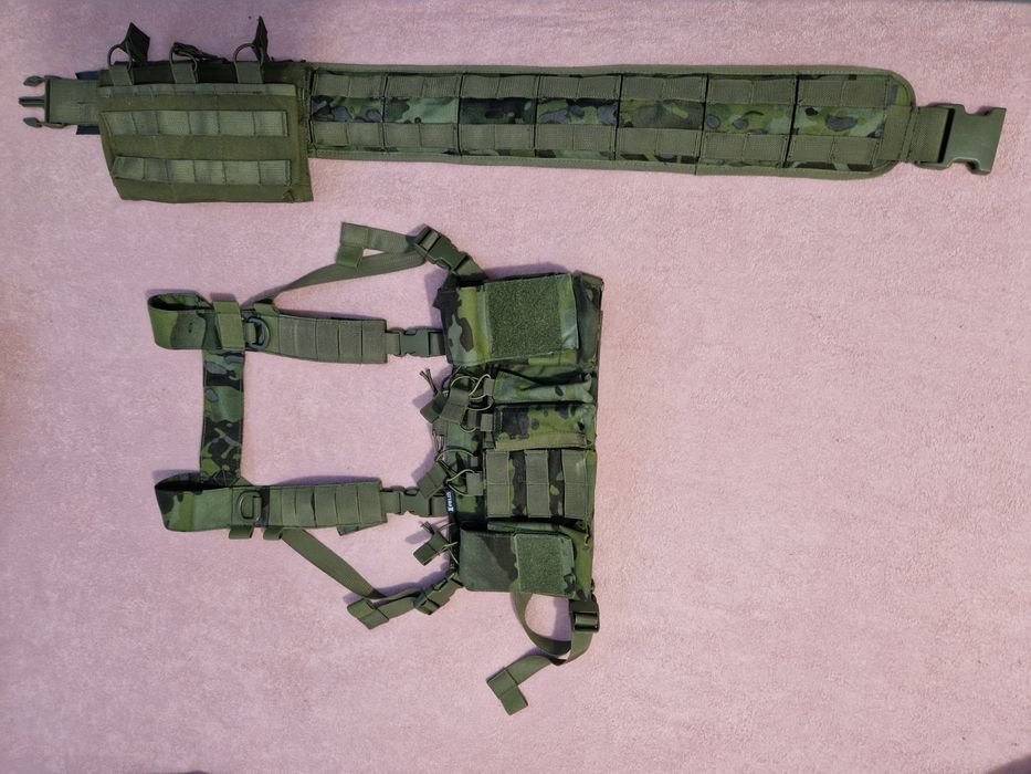 Chester rig kamizelka taktyczna, wojskowa  + pas biodrowy