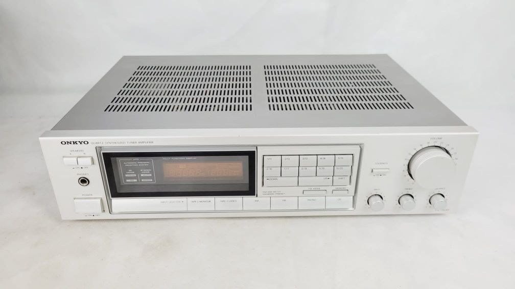 Onkyo TX 7900 Amplituner wzmacniacz srebrny Vintage Prosty Japan