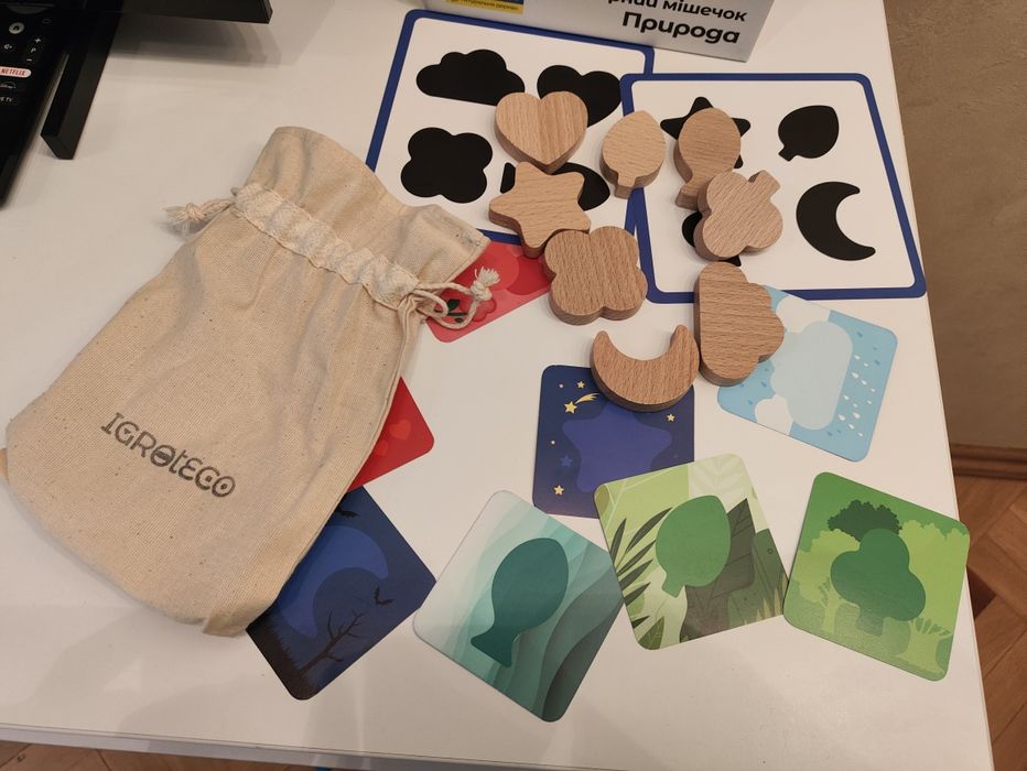 Сенсорний мішечок Igroteco розвиваюча гра сенсорика