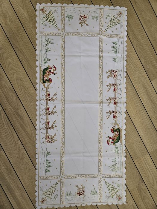 Bieżnik Świąteczny Obrus 110 x 50 cm Serweta na święta