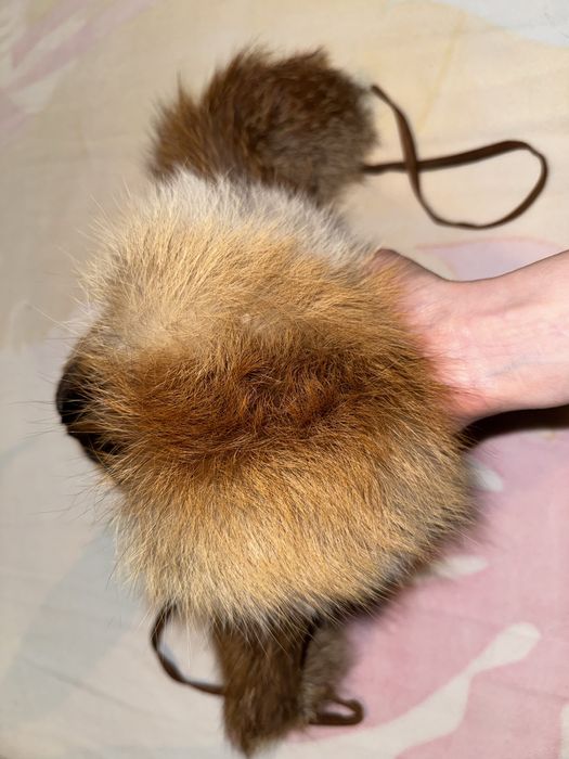 Futrzana czapka z lisa