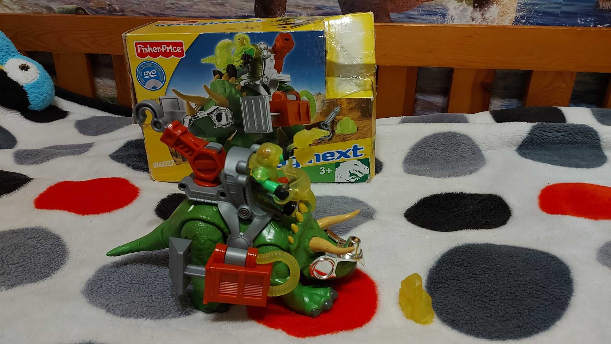 Imaginext w6022 Fisher-price dino triceratops db