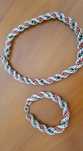 Colar e pulseira em prata e coral