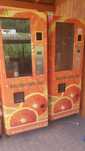 Automat do soków,  sokomat, świeży sok z pomarańczy