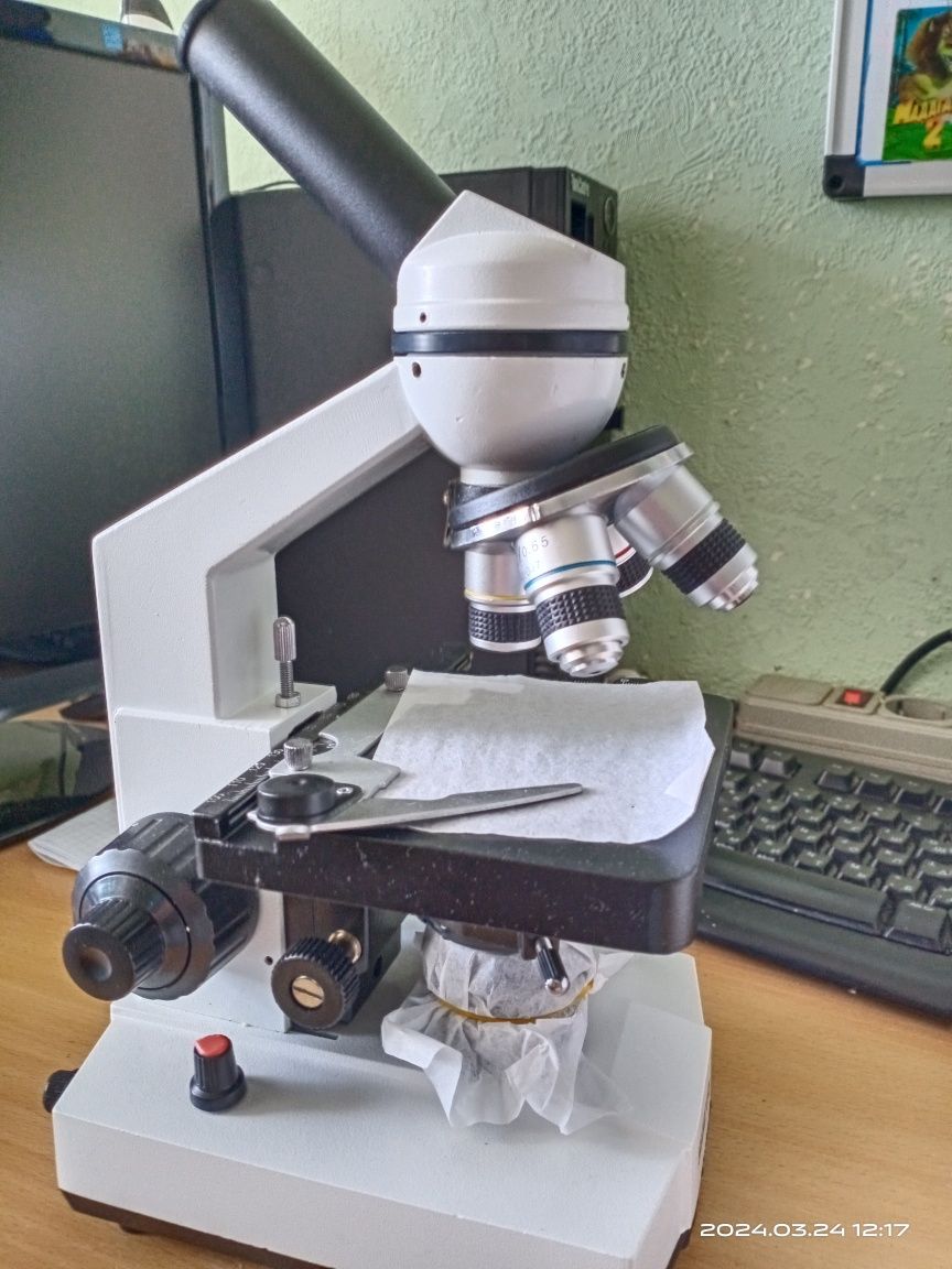 Микроскоп для лаборатории, биологических SIGETA MB-130 40x-1600x LED