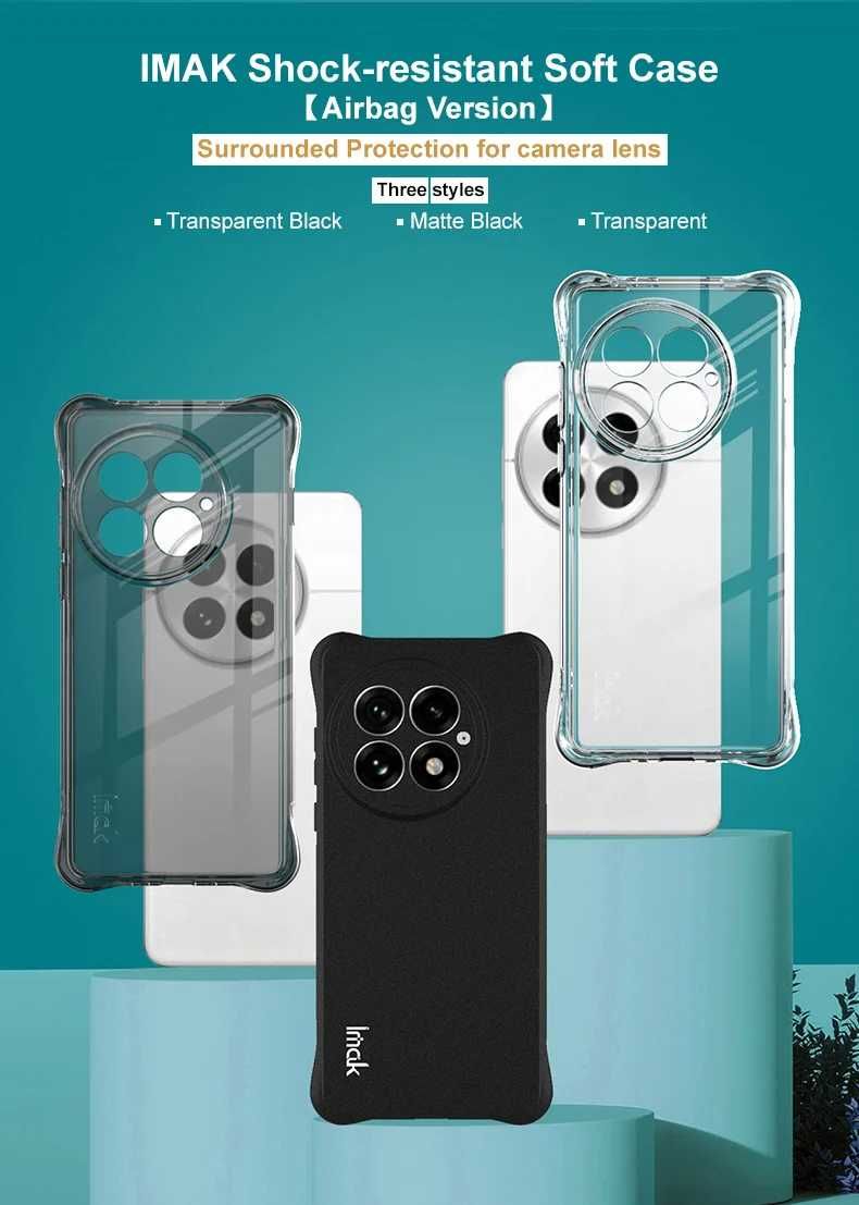 Захисний чохол для OnePlus 13 - IMAK Airbag MAX Case Black