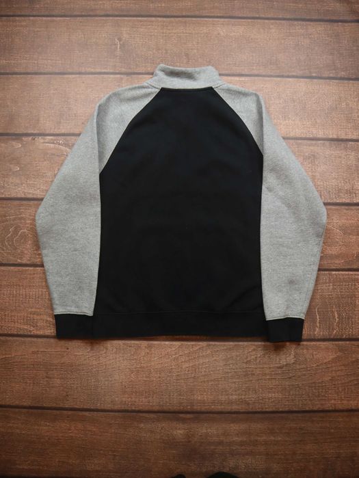 Nike Zip Crewneck rozpinana bluza bez kaptura czarna szara biała
