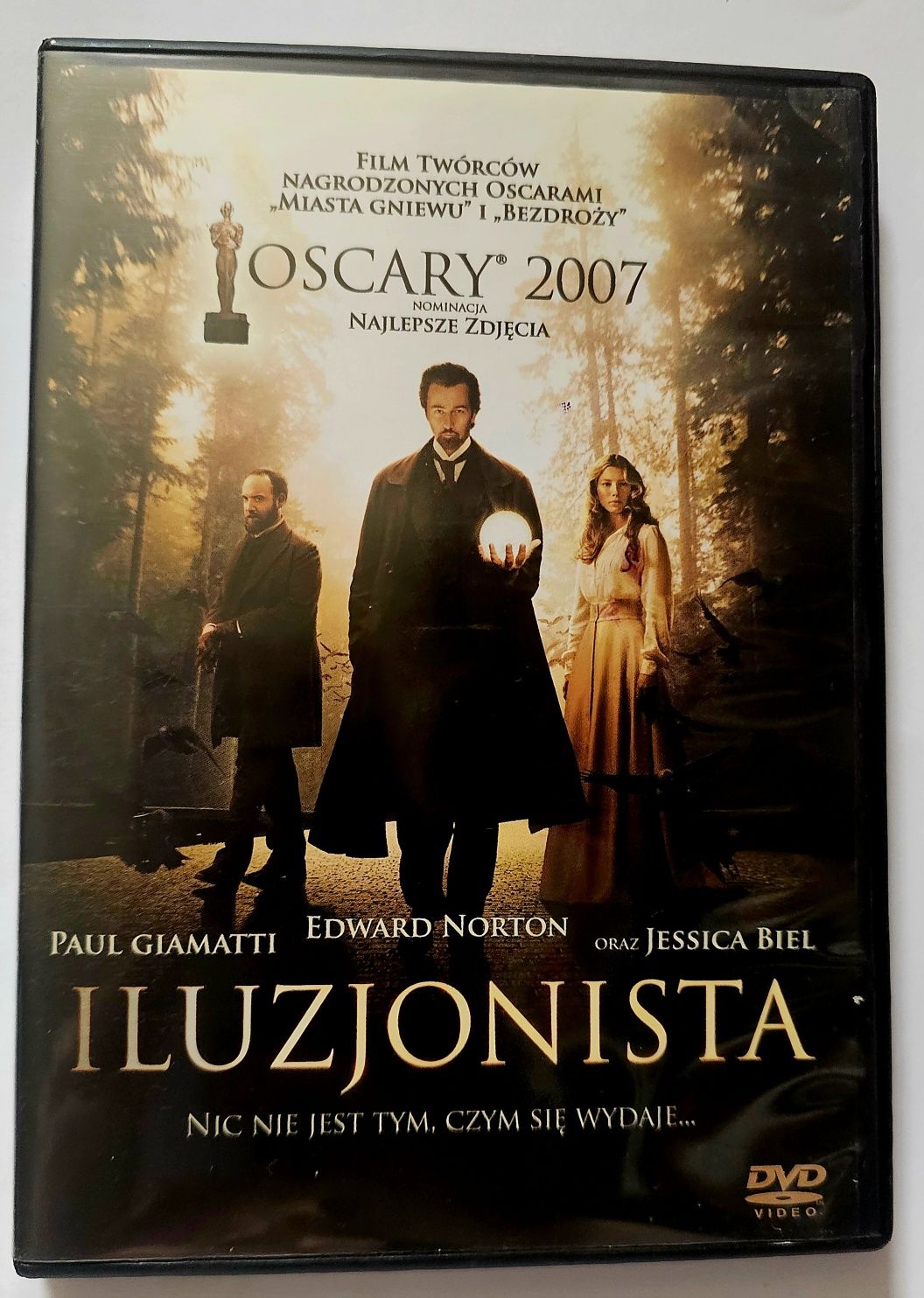 Iluzjonista film płyta dvd Edward Norton