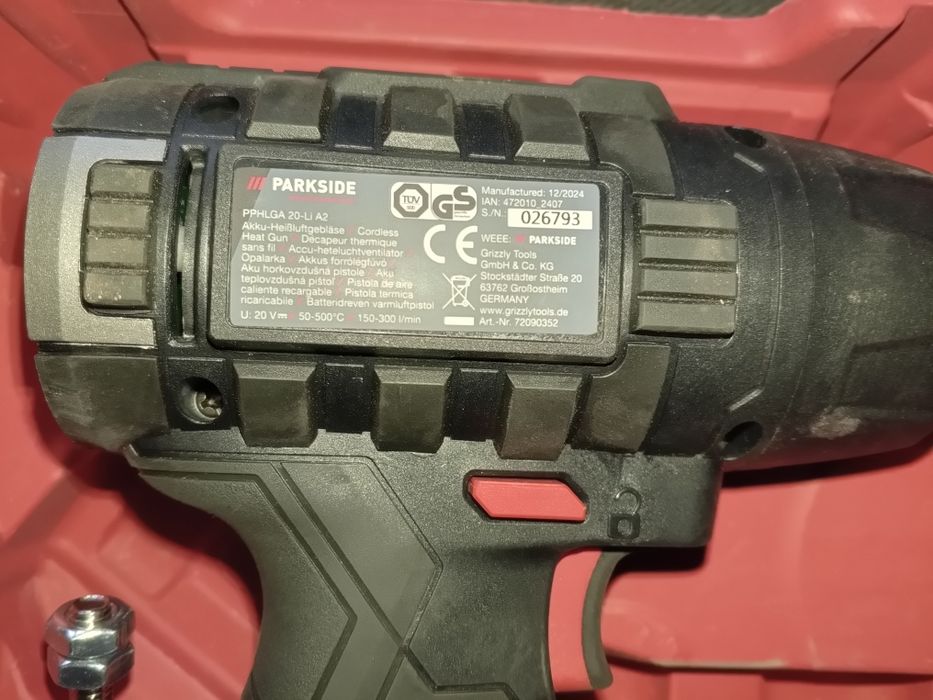 Аккумуляторный фен parkside
