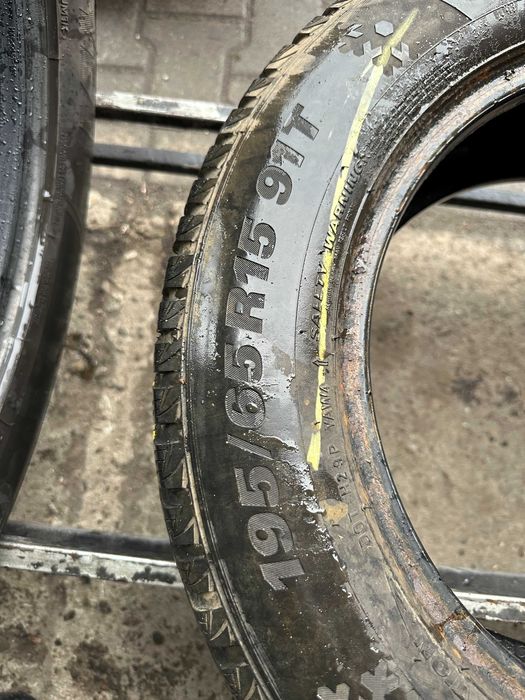 195/65r15 kumho komplet opony zimowy