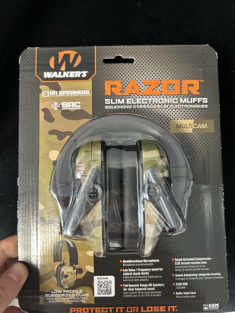 Оригінальні Активні навушники Walkers Razor Multicam