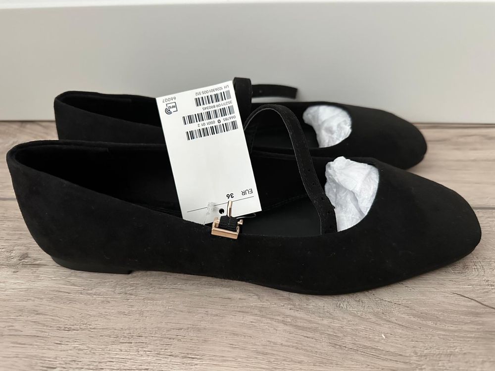 Baleriny H&M w stylu Mary Jane