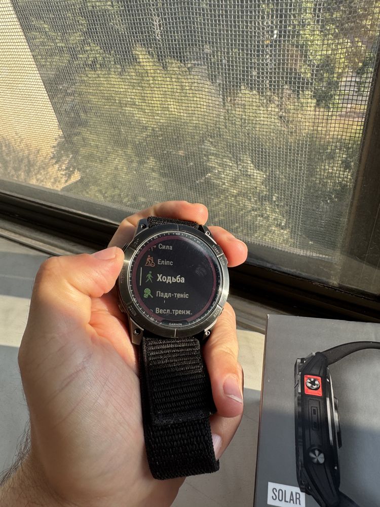 Garmin fenix 7x solar