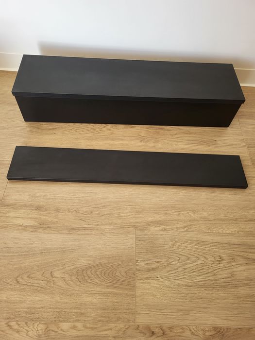 Konsoleta wisząca czarna