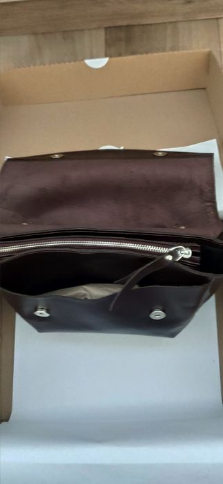 Шоколадна сумка  шкіряна   nada