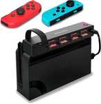 Switcher Czytnik 4 Kart Do Gier Ninten Switch Organizer Na Karty Usb-c
