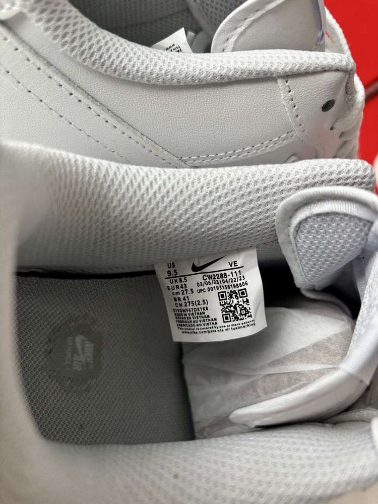 Buty Nike air force 1 ‘07 Białe rozmiar 43