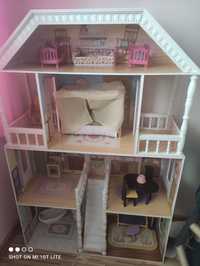 Domek drewniany dla lalki Barbie