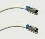 Kabel antenowy wewnętrzny zakończony złączami kompresyjnymi F 2m