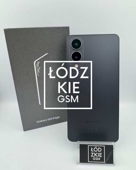 SAMSUNG S25 EDGE 12/256 JETBLACK 1999zł Łódzkie GSM Rzgowska 16