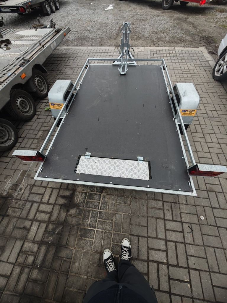 Przyczepka do przewozu quadów motocykli motorowerów
