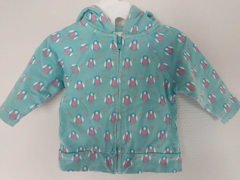 Bluza z kapturem Next 74 cm 6-9 m dziewczynka