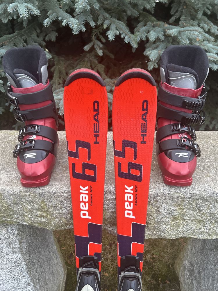 Narty Head 127cm + Buty Rossignol 24,5cm