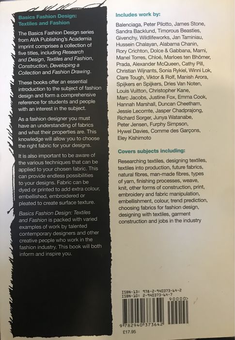 Textiles and Fashion