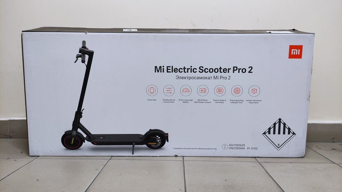 Коробка от Pro2 Mi Electric Scooter Электросамокат Xiaomi
