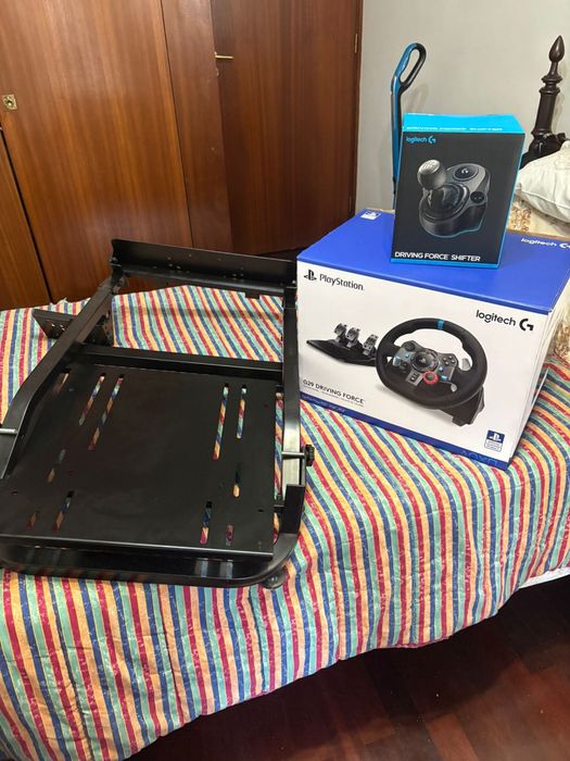 Logitech G29 + Shifter + Suporte