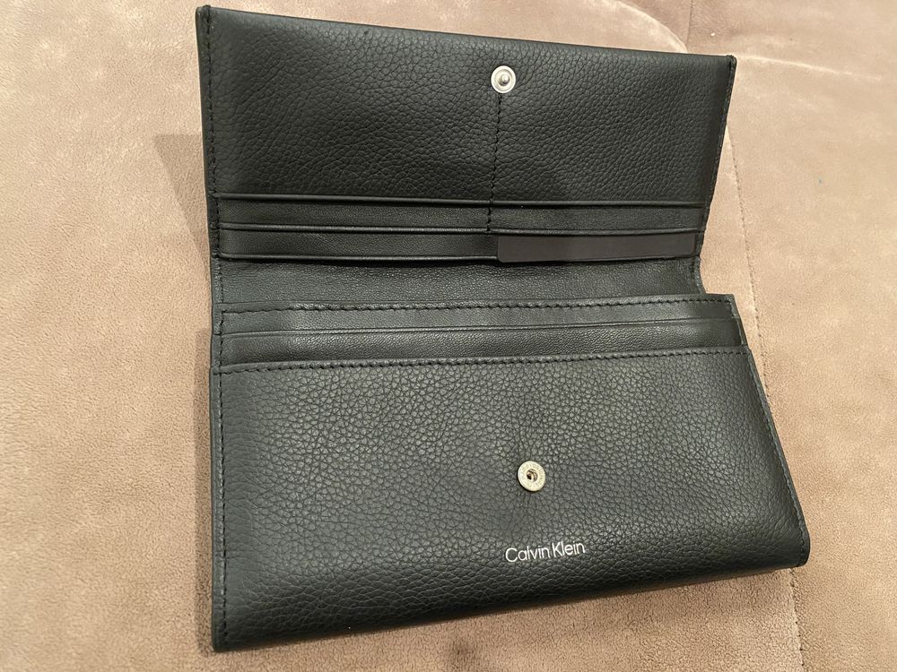 Женский кожаный кошелек Calvin Klein жіночий гаманець Кальвін Кляйн